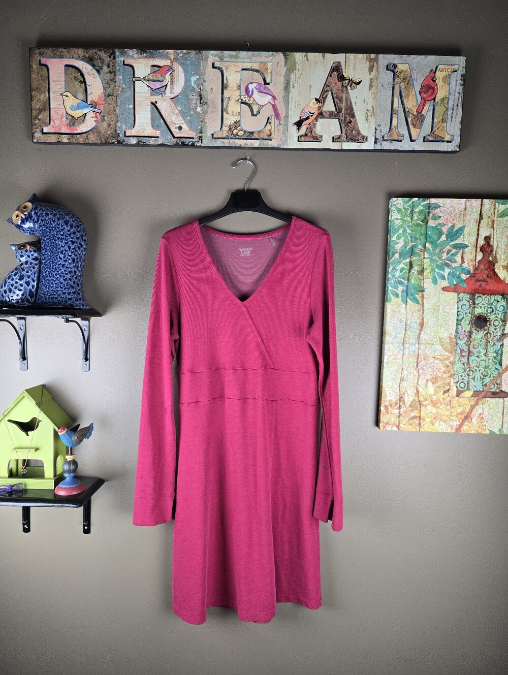 Toad&Co. Dress Pink Red XL